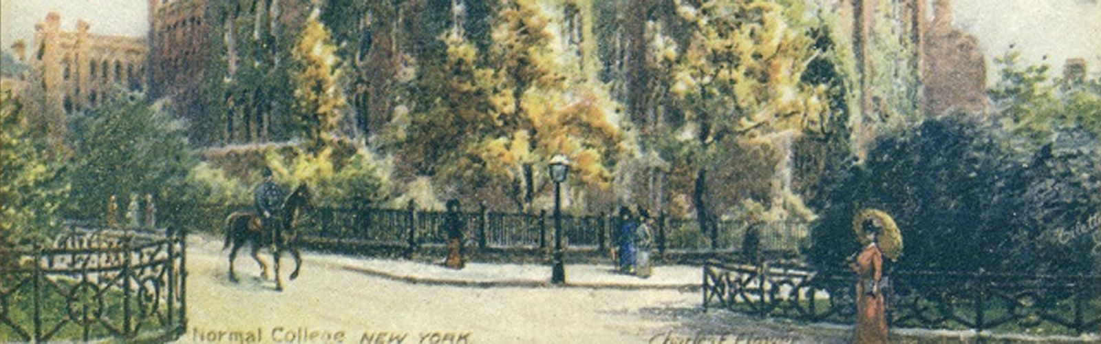 Painting of NYC's Normal College