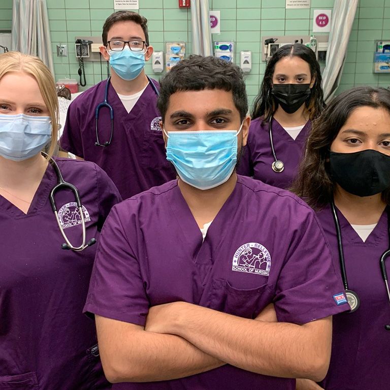 hunter nursing students
