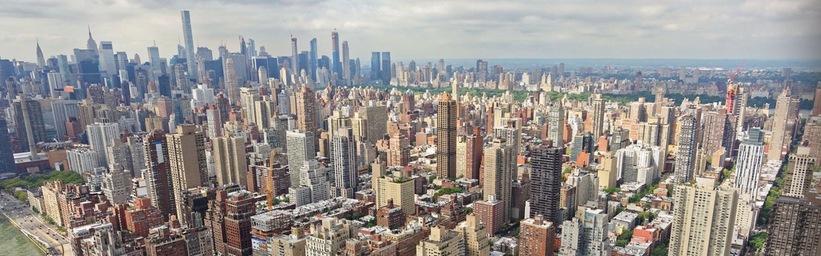 Aerial View of Manhattan Skyline
