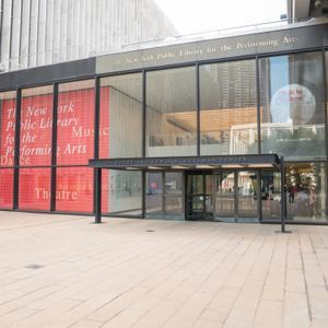 The New York Public Library for the Performing Arts building.
