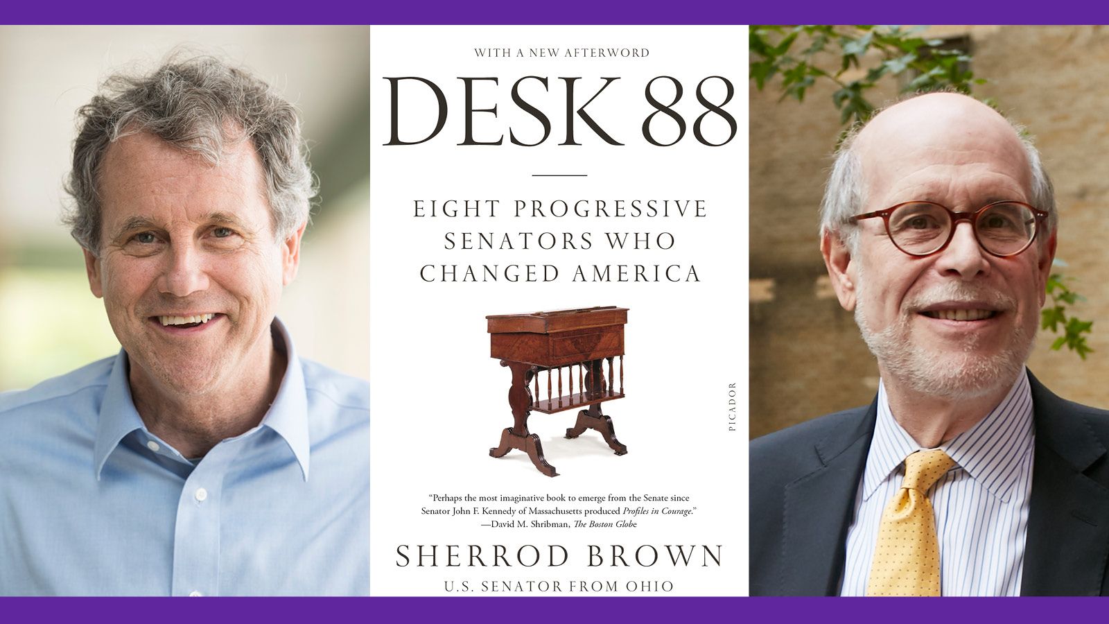 Sherrod Brown and Harold Holzer