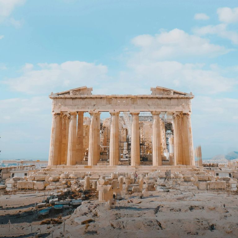 Parthenon in Ancient Athens, Greece