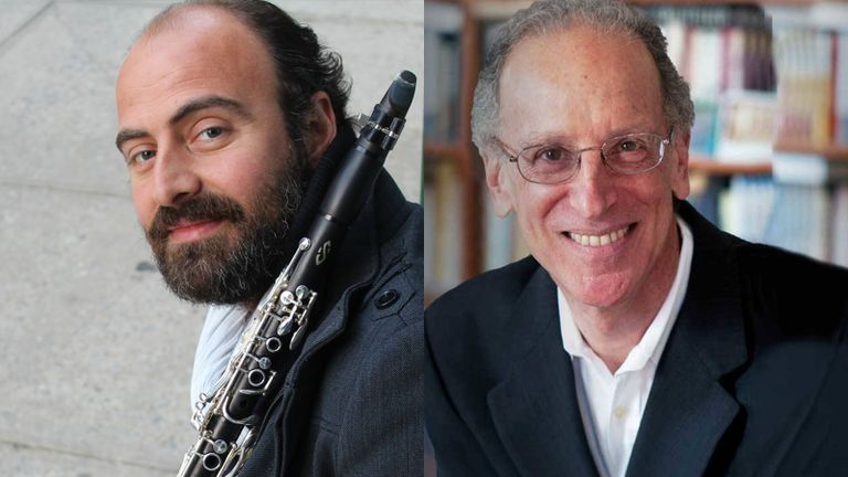 From left: Kinan Azmeh and Randy Cohen