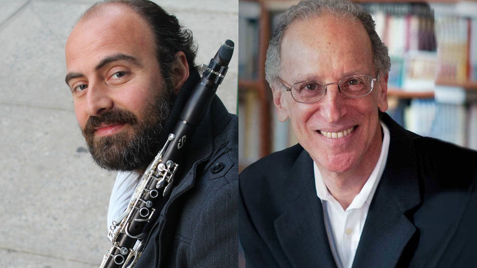 From left: Kinan Azmeh and Randy Cohen