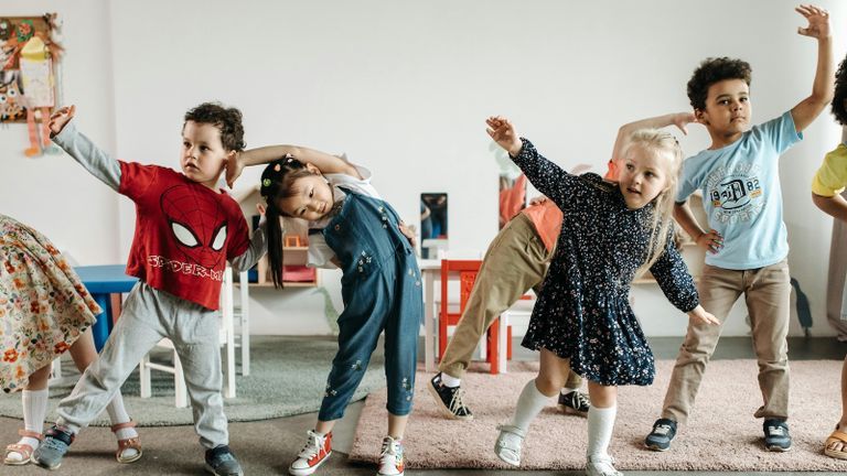 children in a classroom