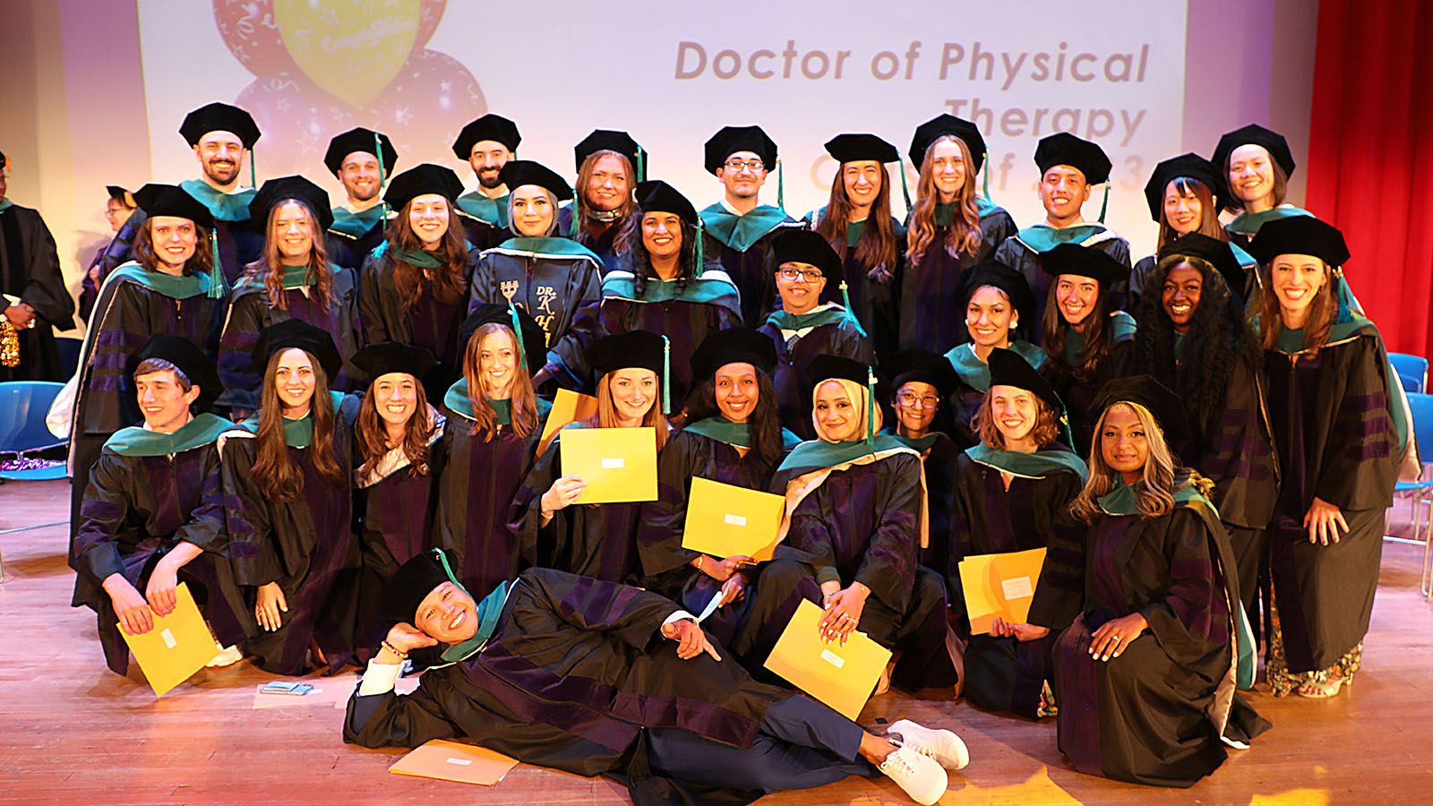 Graduates of the Doctor of Physical Therapy Program at Hunter College.