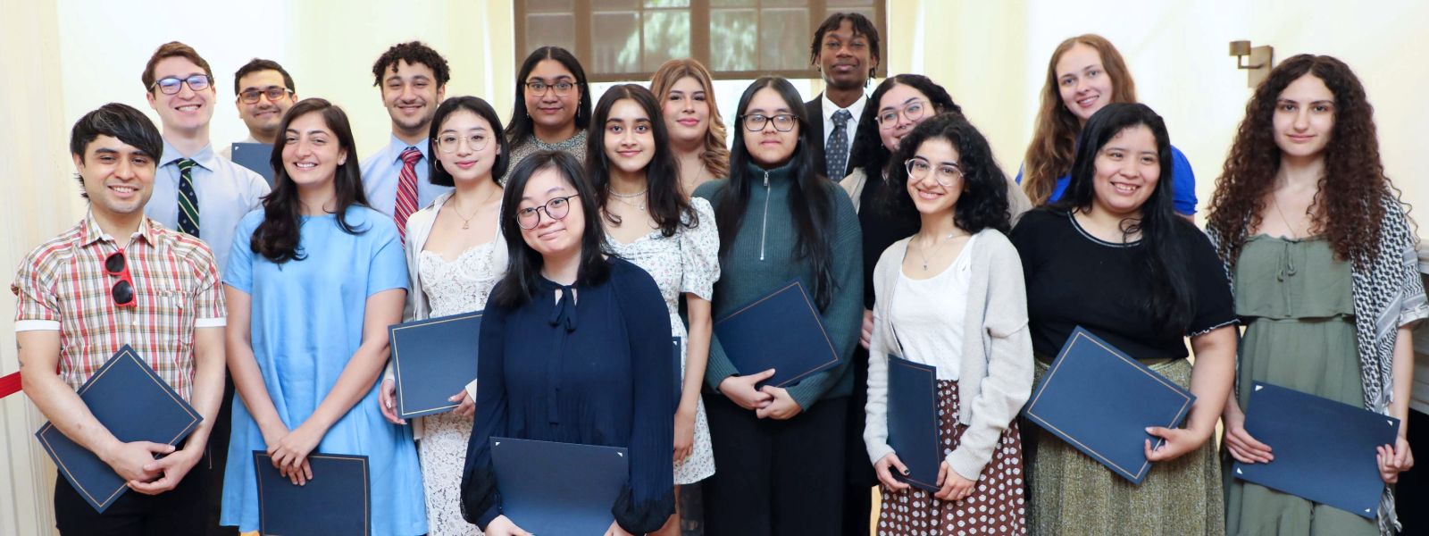 Hunter College Political Science Students award ceremony group photo.