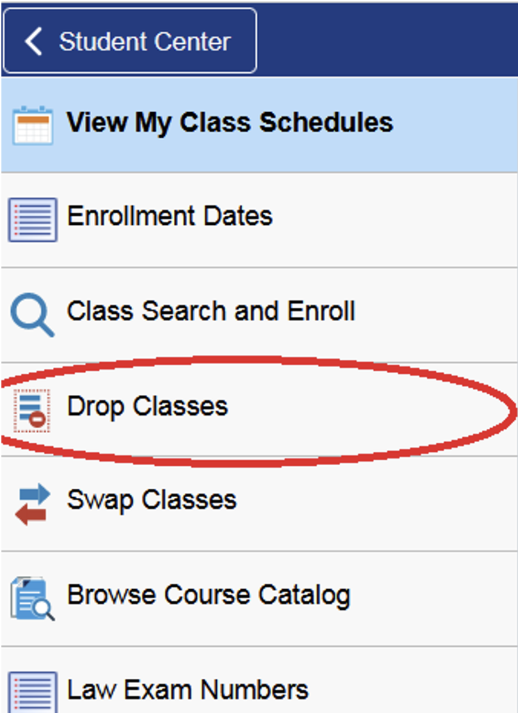 How to Drop a Course in CUNYfirst Hunter College