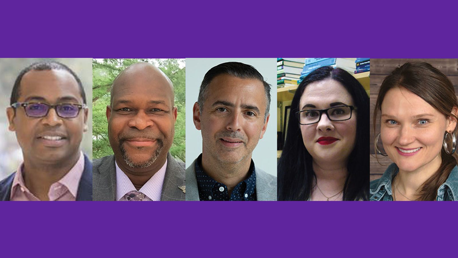 (From left) Edward Fergus, Paul Forbes, Ray Sanchez, Natalie Zwerger and Catherine Voulgarides