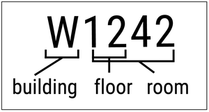 a graphic breaking down the structure of room number