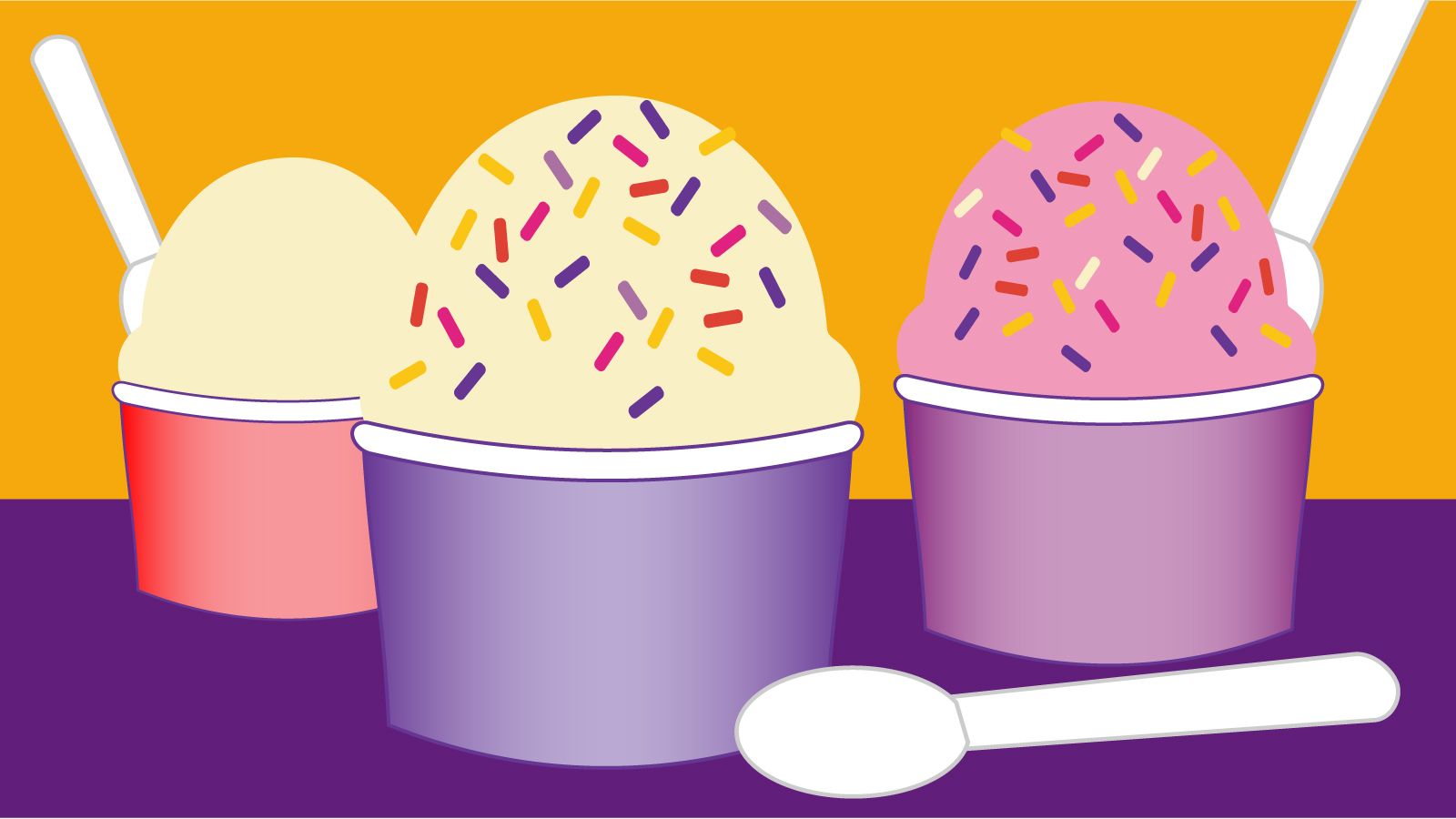 Illustration for the Ice Cream Social, a Welcome Week event