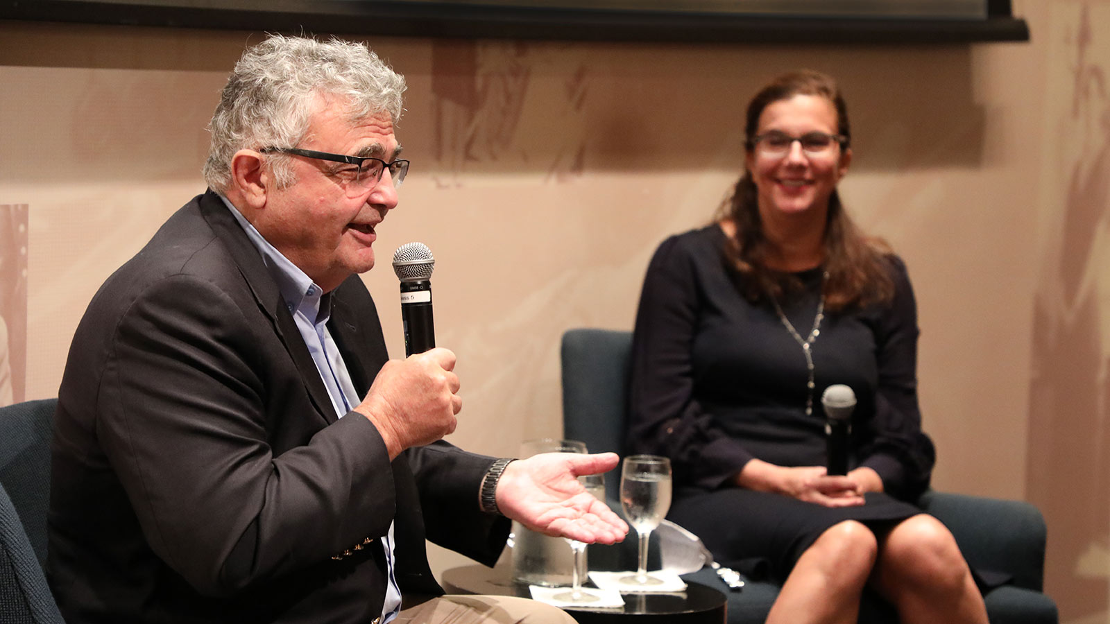 Historian Dr. Samuel Kassow and Professor Leah Garrett, Director of the Jewish Studies Center