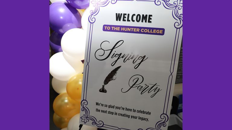 Signing Party Signage