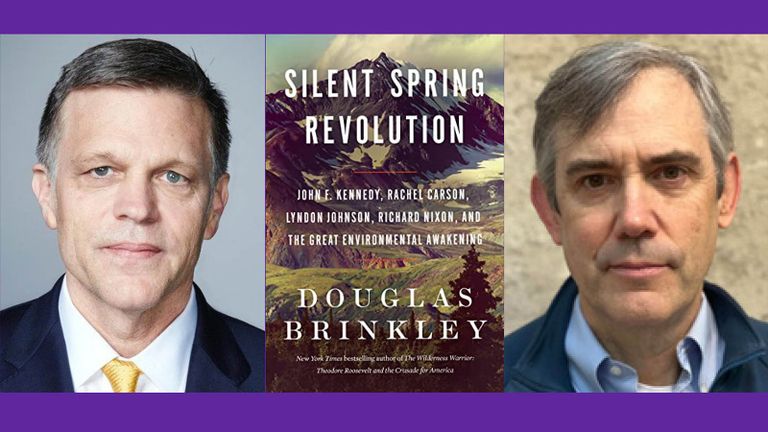 (From left) Douglas Brinkley and William Solecki