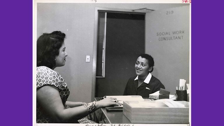 Archive photo of social work consultants