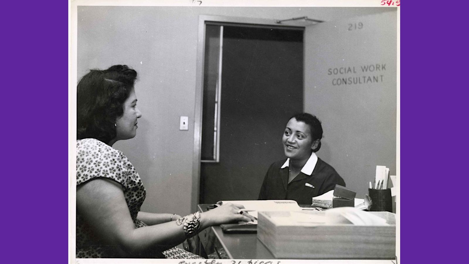 Archive photo of social work consultants