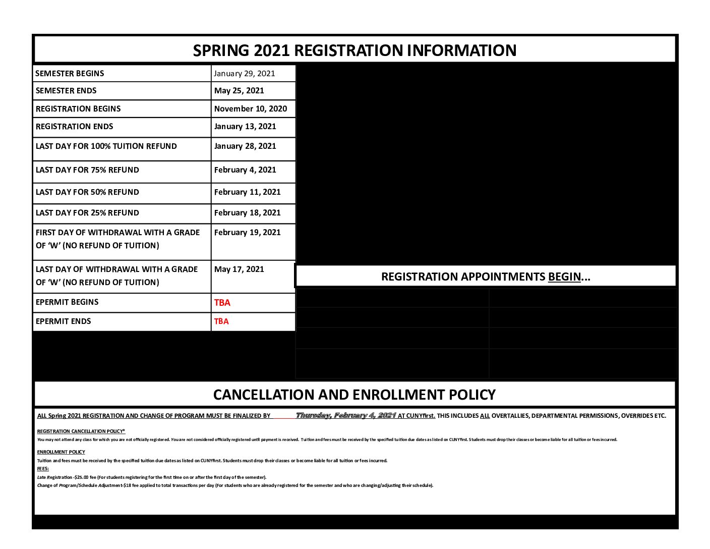 utk spring 2021 registration dates