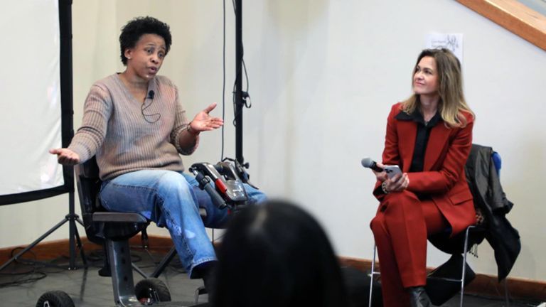 Stephanie Dinkins and Micaela Martegani