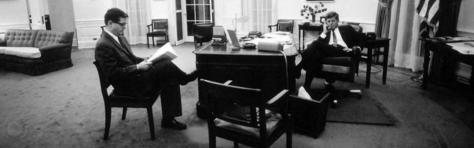 Ted Sorensen and John F. Kennedy