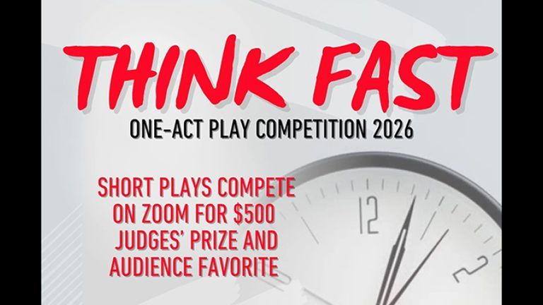 Think Fast logo on poster.