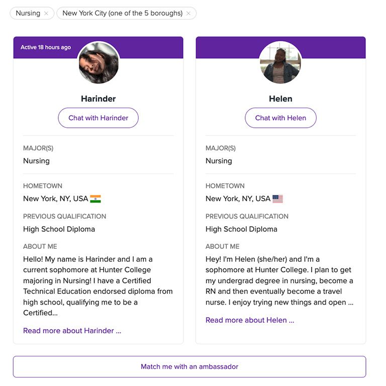 unibuddy chat app