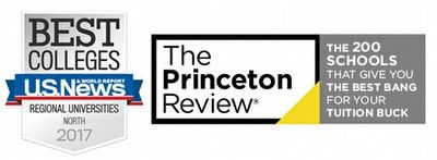 US News and The Princeton Review logos