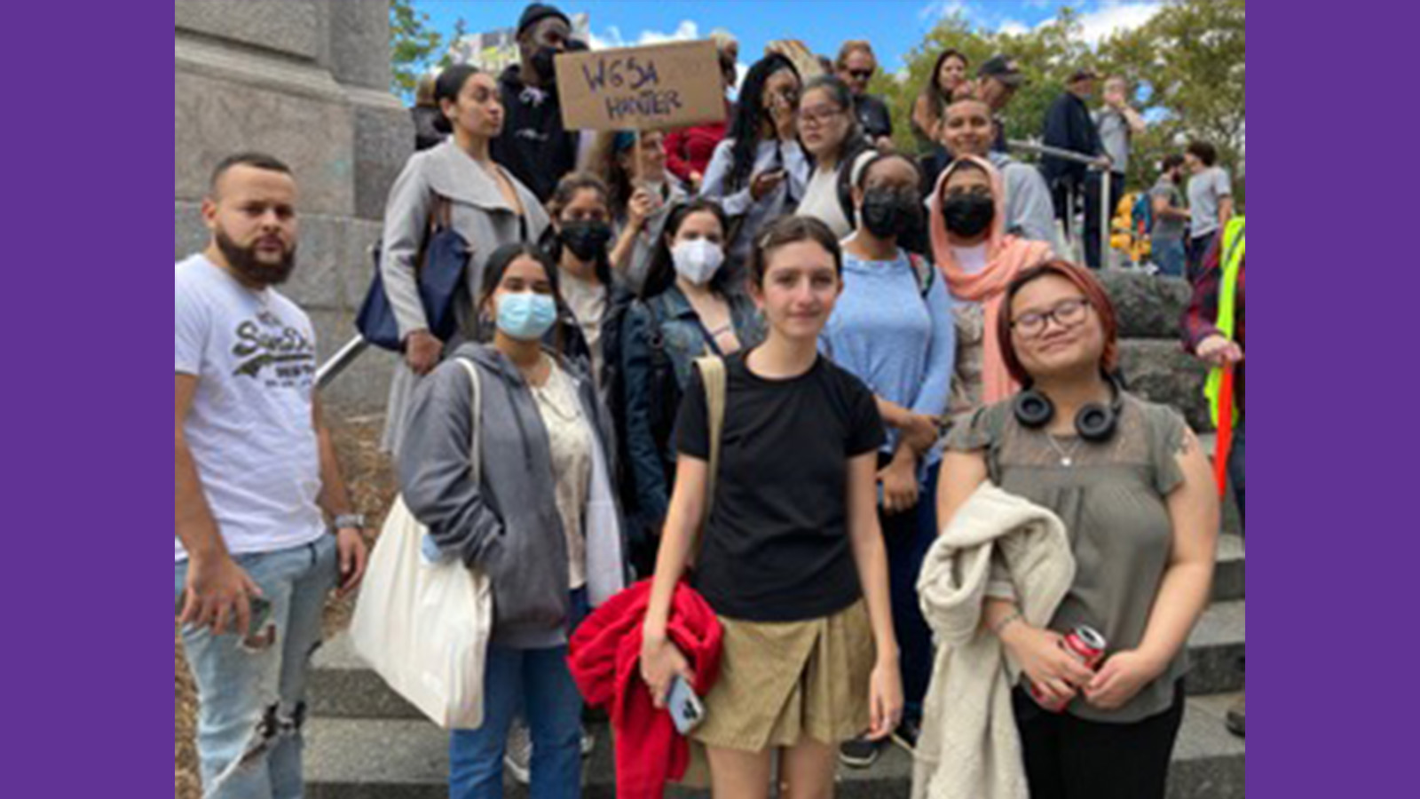 Students from WGSA 29004 Attended a Little Amal Walks NYC Event Sponsored by the Tenement Museum on Orchard Street, in the Lower East Side (Fall, 2022)